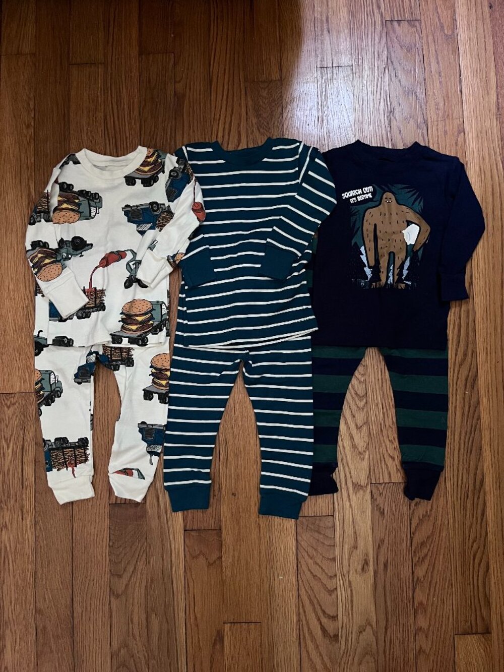 Baby Boy Long Sleeve PJ LOT, Outdoors & Trucks, 12 Months